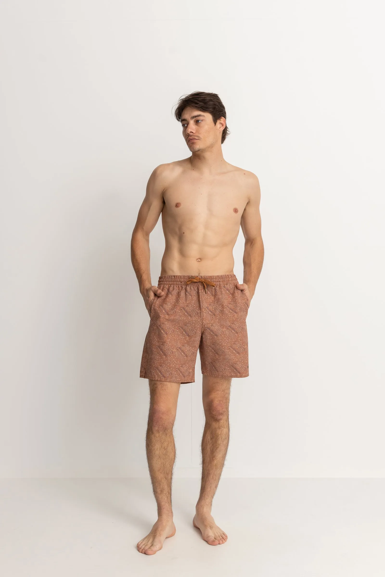 Adia Paisley Beach Short Cedar