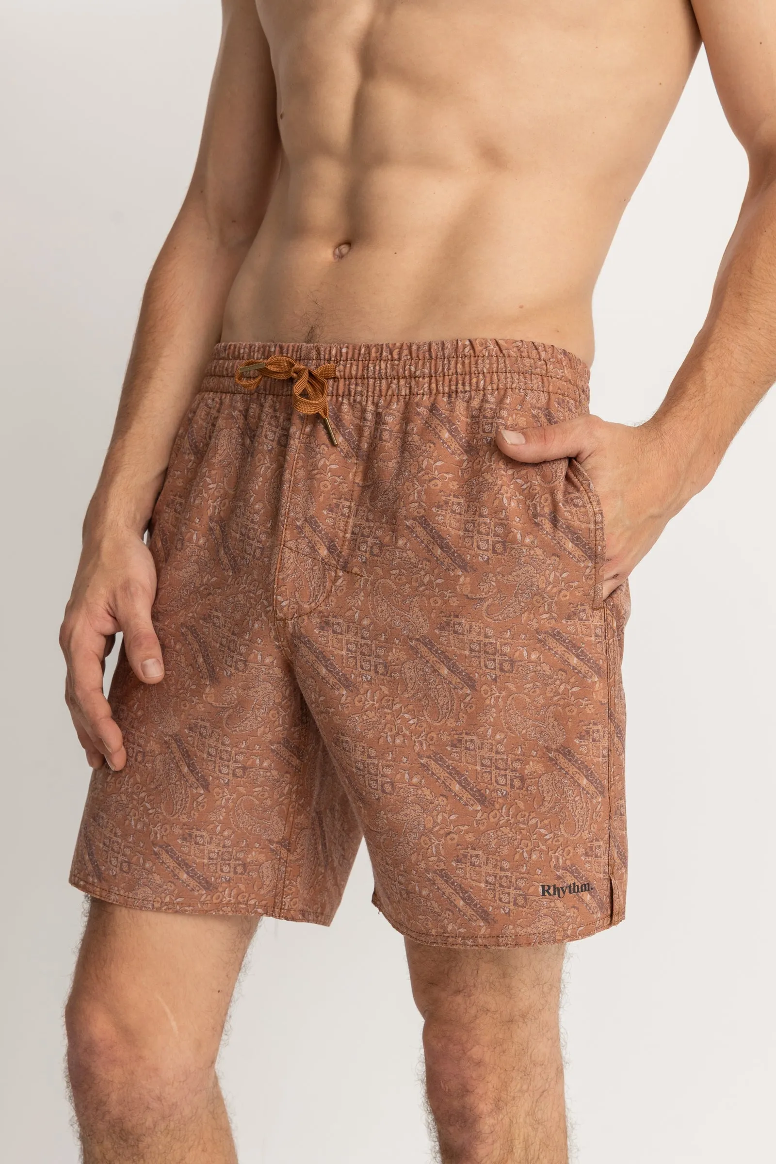 Adia Paisley Beach Short Cedar