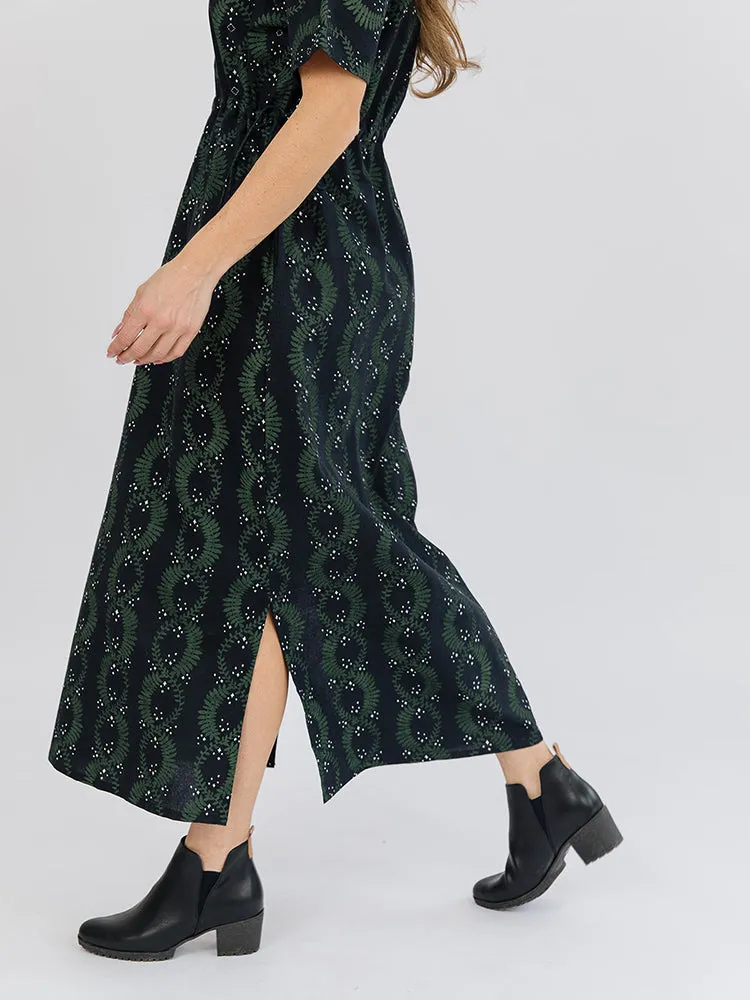 Forest Vine Twist Aimee Maxi Dress