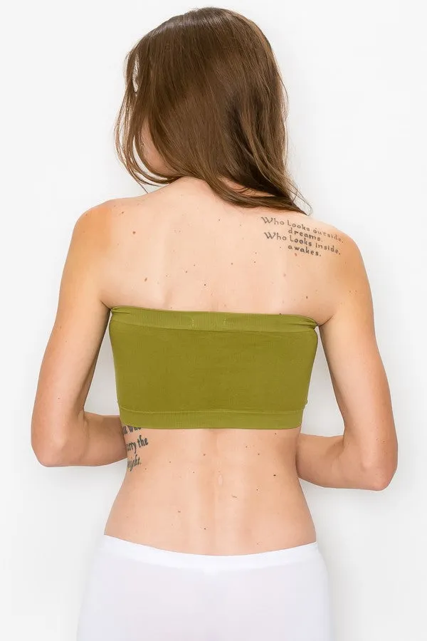 Bandeau Bra Olive