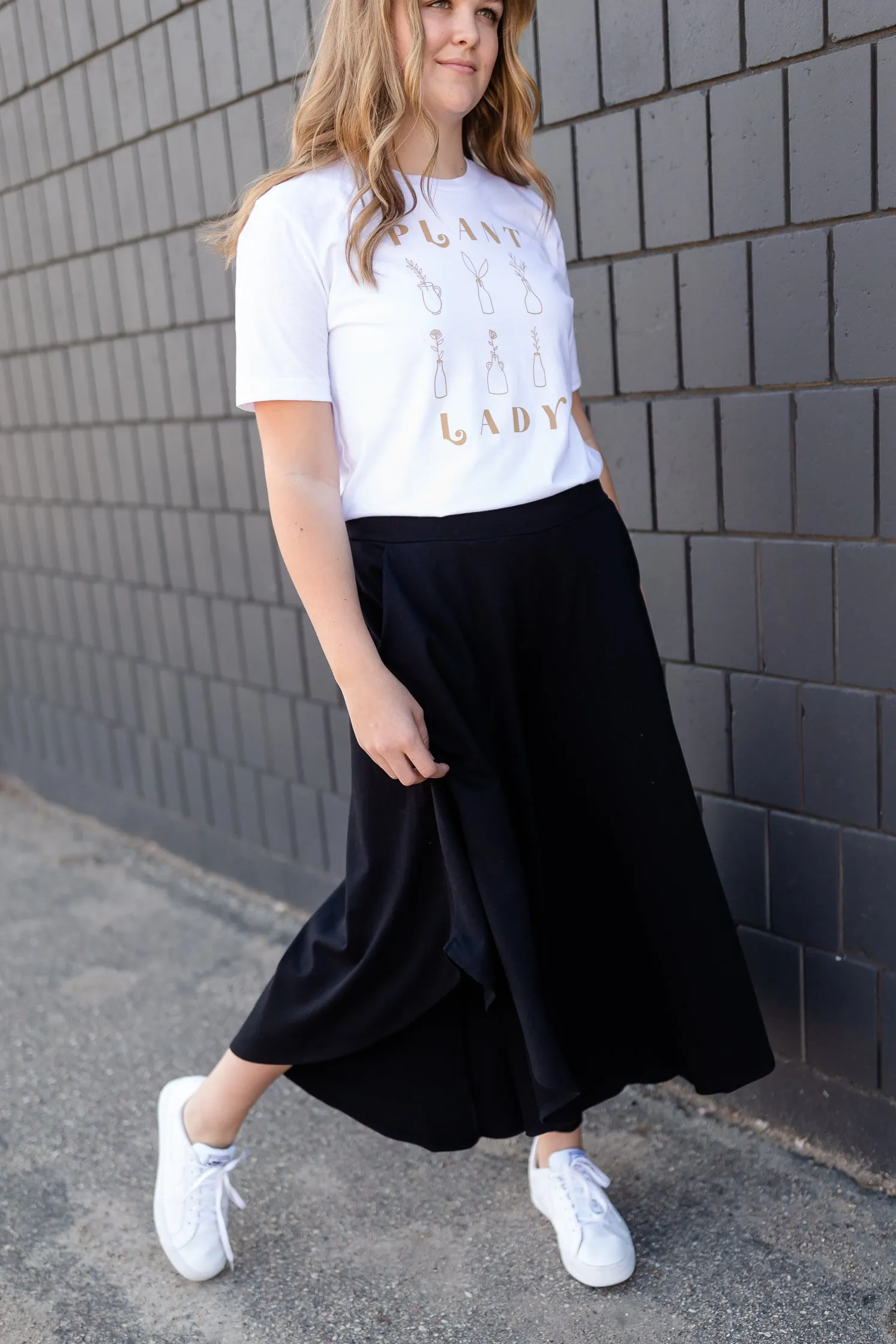 Black Wide Leg Gauchos - FINAL SALE