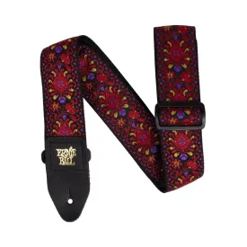 Ernieball 5369-AA PolyPro Crimson Royal-Bloom Guitar Strap