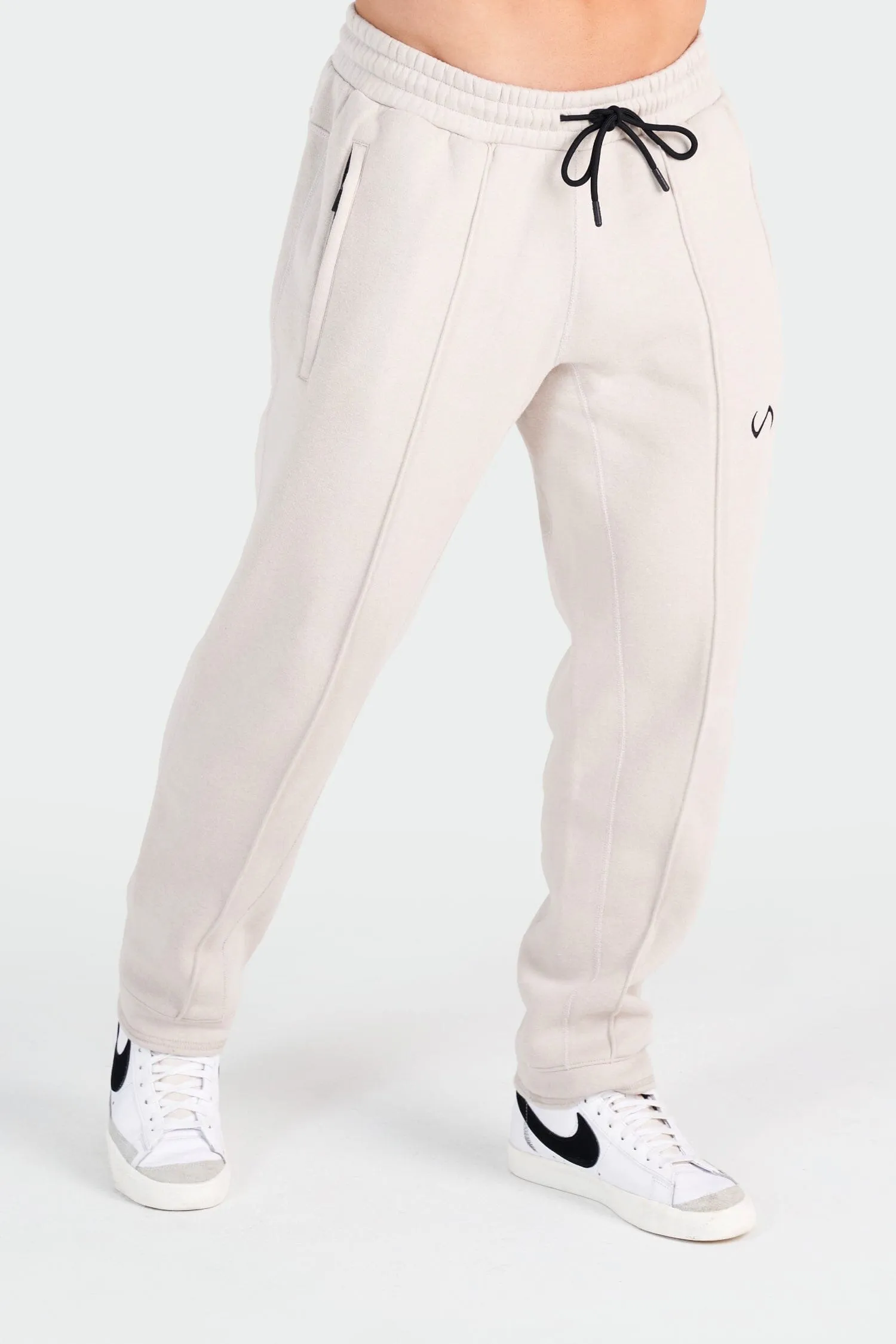 Front Seam Straight Leg Joggers