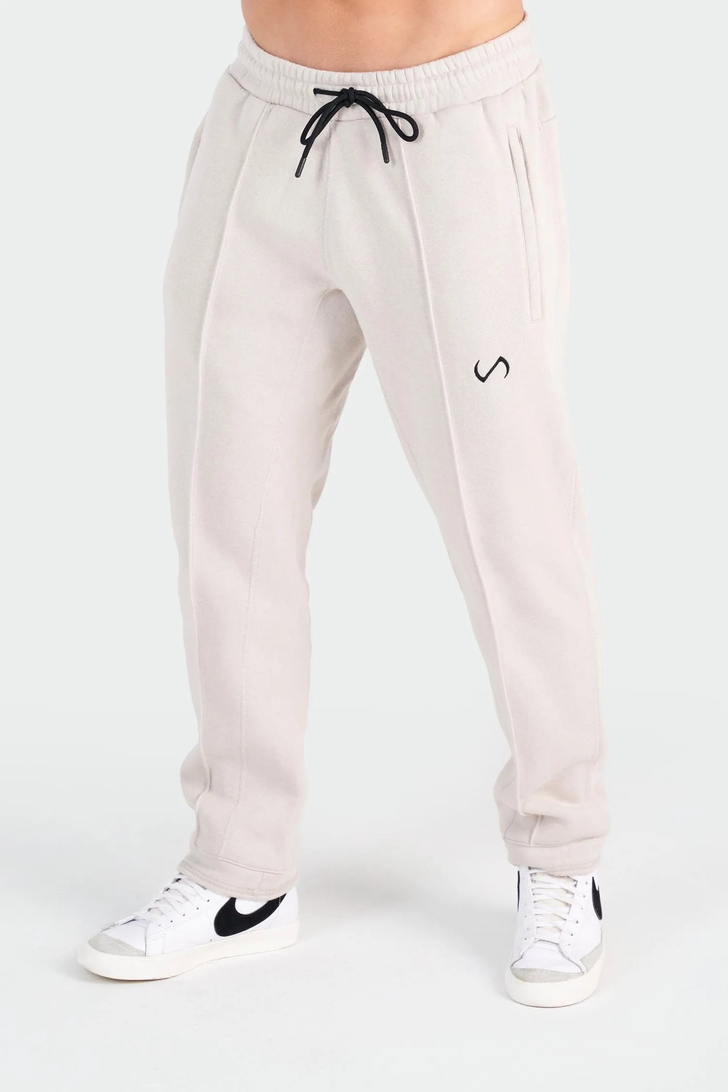 Front Seam Straight Leg Joggers