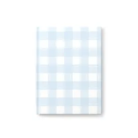 Gingham Light Blue Notebook