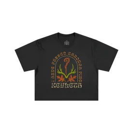 Keyleth Gray Cropped Tee