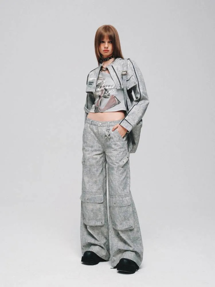 Low waist shapework denim pants【s0000008383】