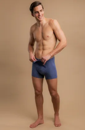 Men's Rib Drawstring Boxer Brief with Fly