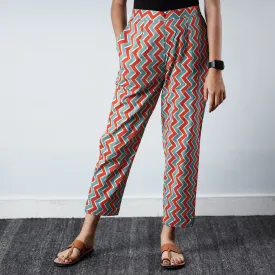 Multicolor - Sanganeri Printed Cotton Pant