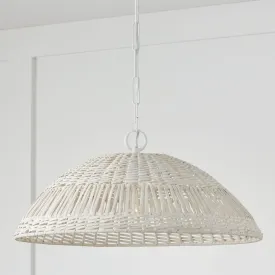 Naomi 1 Light Pendant - Small - Chalk White