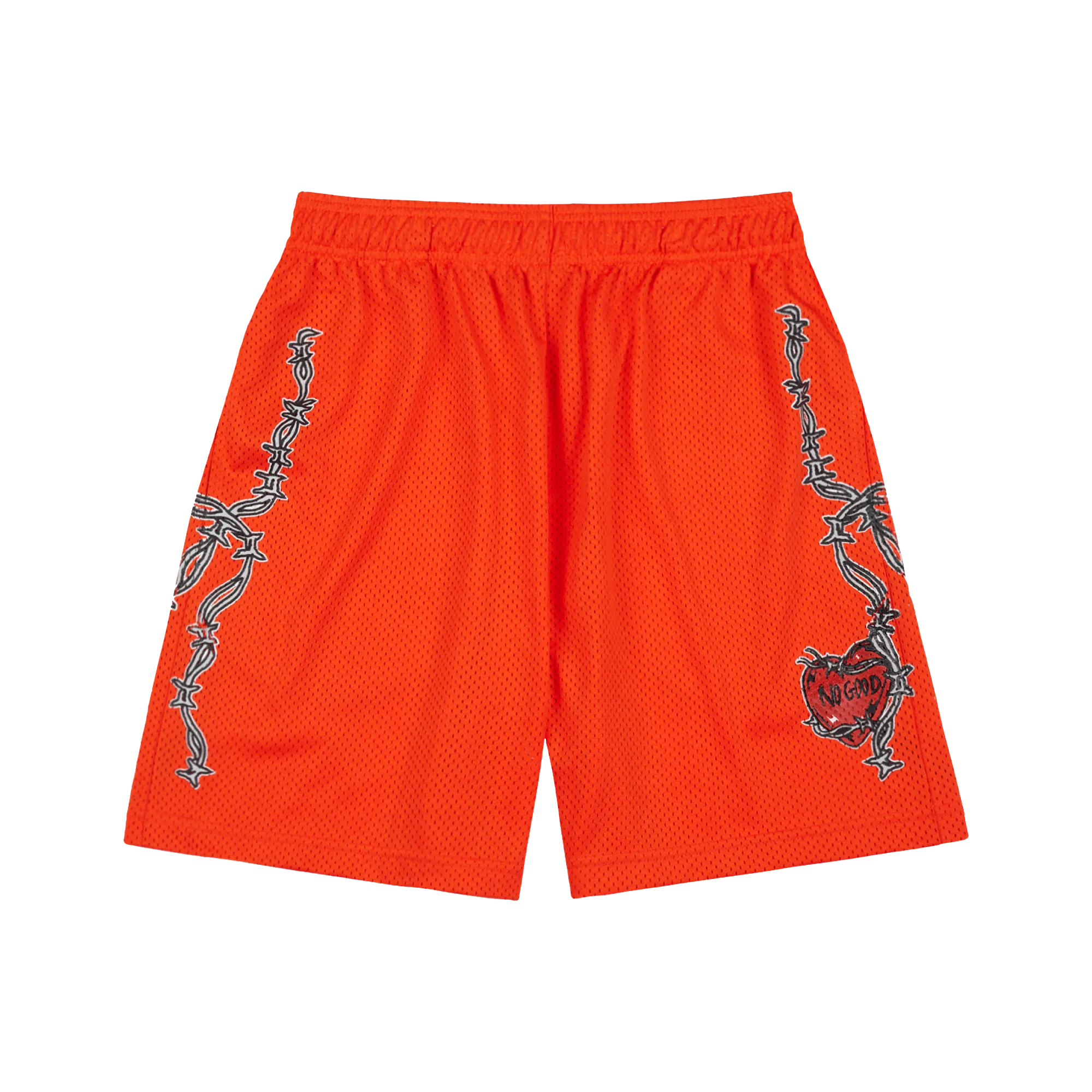 No Good Mesh Shorts - Orange