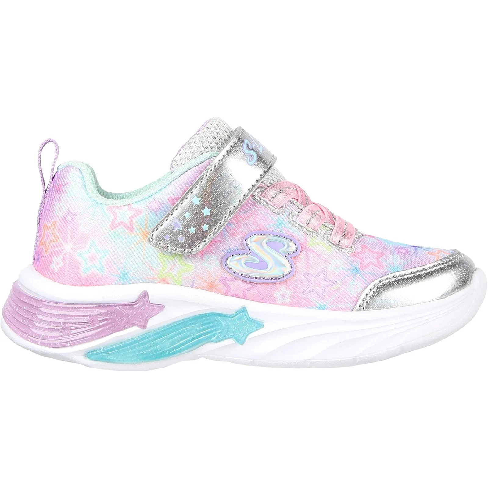 Skechers 302324N Star Sparks Lights Silver