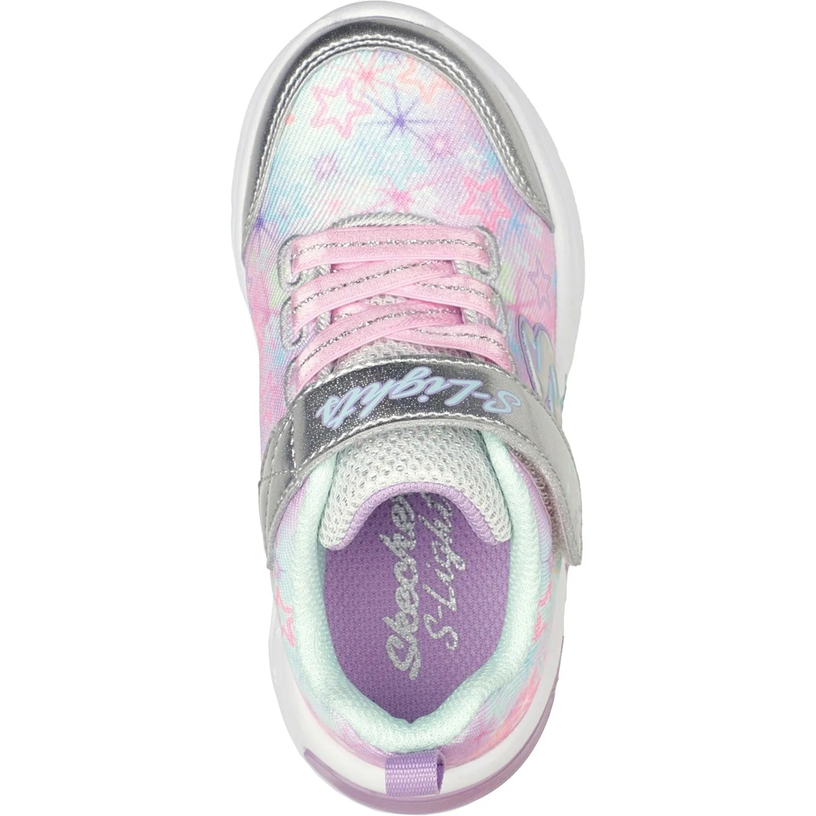 Skechers 302324N Star Sparks Lights Silver