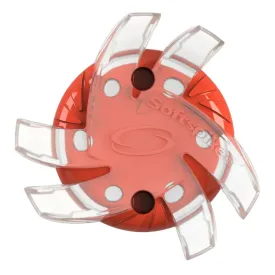 Softspikes® Silver Tornado (Fast Twist® 3.0) | Clear/Red