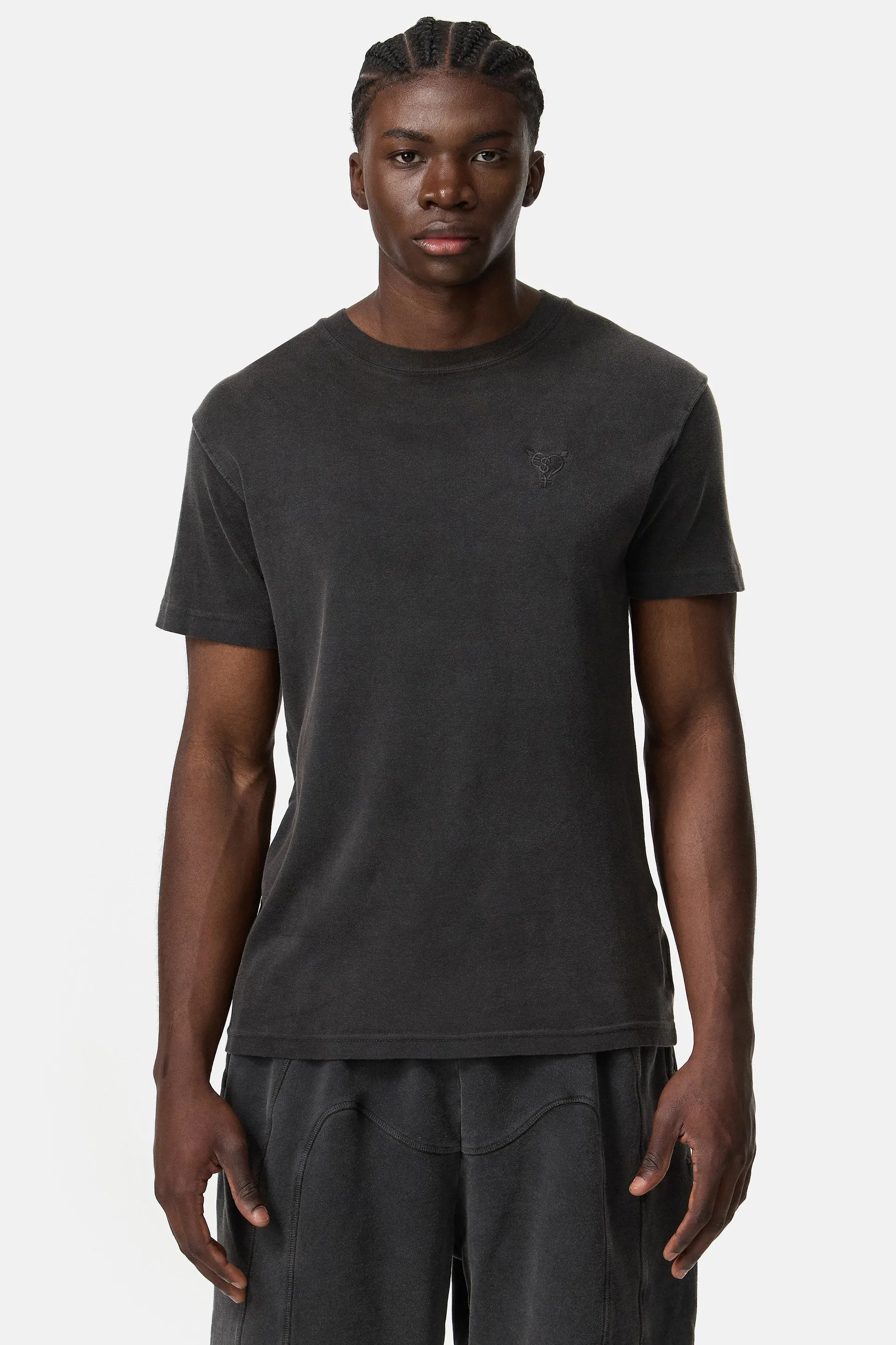 STACKS SLIM FIT TEE BLACK